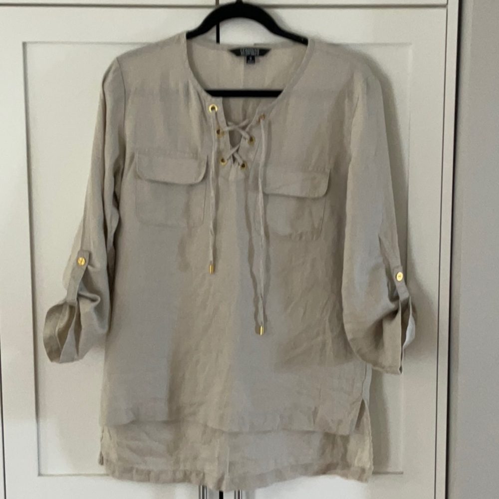 Company Ellen Tracy Linen Top